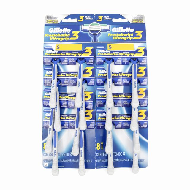 Prestobarba U.Grip 3 16Uds