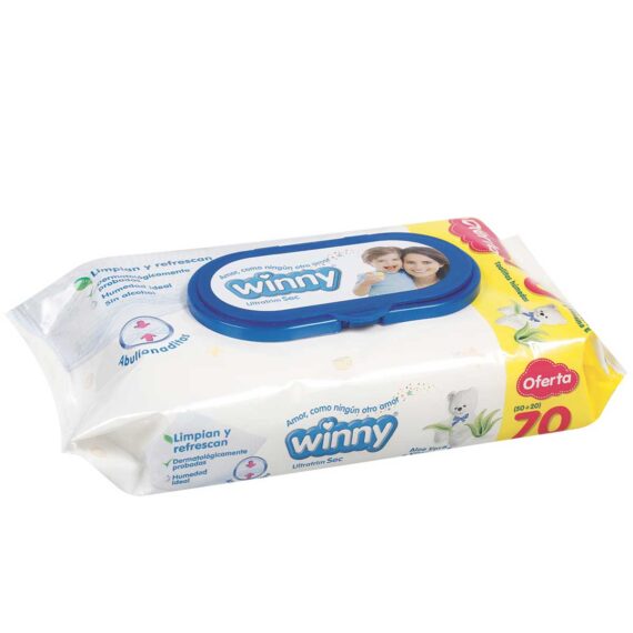 toallas winny aloe 50+20uds