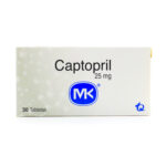 CAPTOPRIL 25mg MK 30 Tabletas