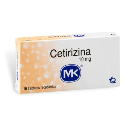 CETIRIZINA 10mg MK 10 Tabletas