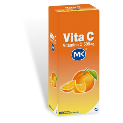 vita c mk naranja 100 tabletas