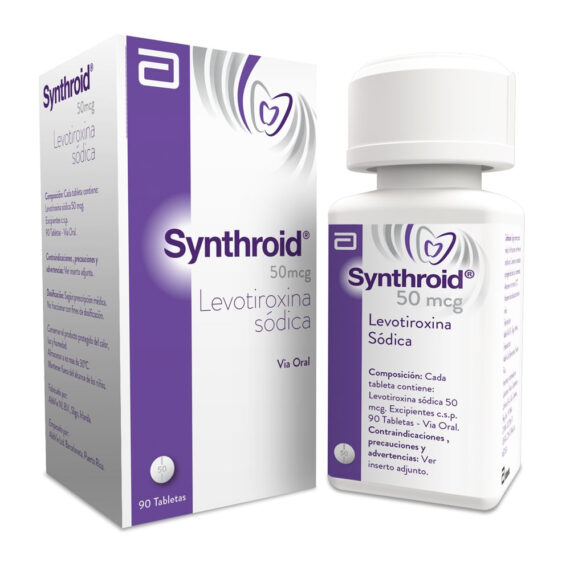 synthroid 50mcg pote 90 tabletas