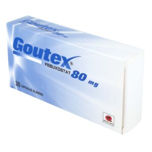 GOUTEX 80mg 30 Capsulas. Blandas
