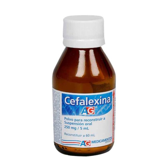 cefalexina suspension 250mg ag 60ml