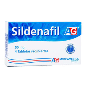 SILDENAFIL 50mg AG 4 Tabletas
