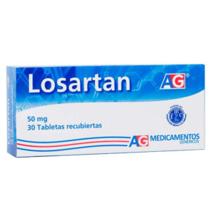 LOSARTAN 50mg AG 30 Tabletas