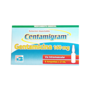 CENTAMIGRAM 160mg 6 Ampollas