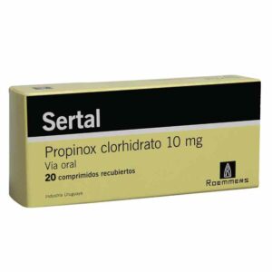 SERTAL 10 MG 20 GRAGEAS