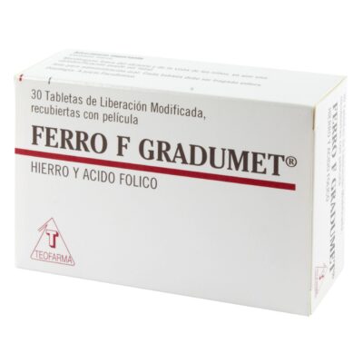 ferro f 800gradumet 30 tabletas