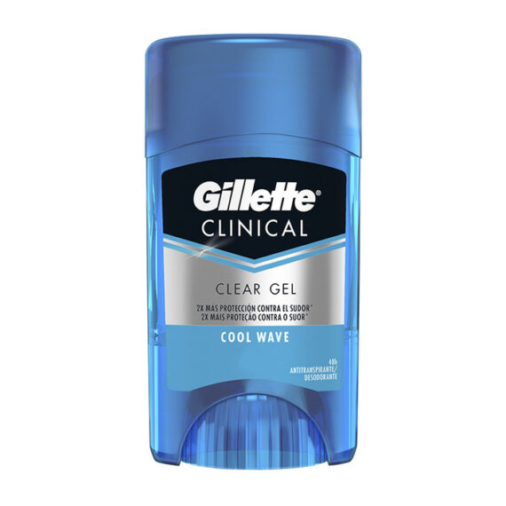 desodorante gillette clinical gel cool wave 45gr