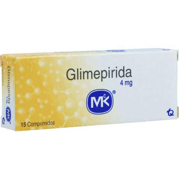 glimepirida 4 mg mk 15 tabletas