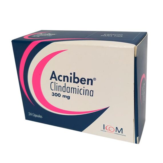 acniben 300mg 24 capsulas icom mq