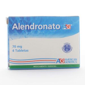 ALENDRONATO 70mg 4 Tabletas AG