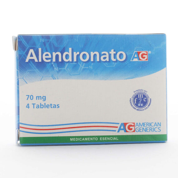 alendronato 70mg 4 tabletas ag