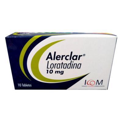 alerclar 10mg 10 tabletas icom