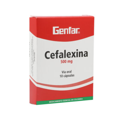 CEFALEXINA 500mg GF 10 Capsulas