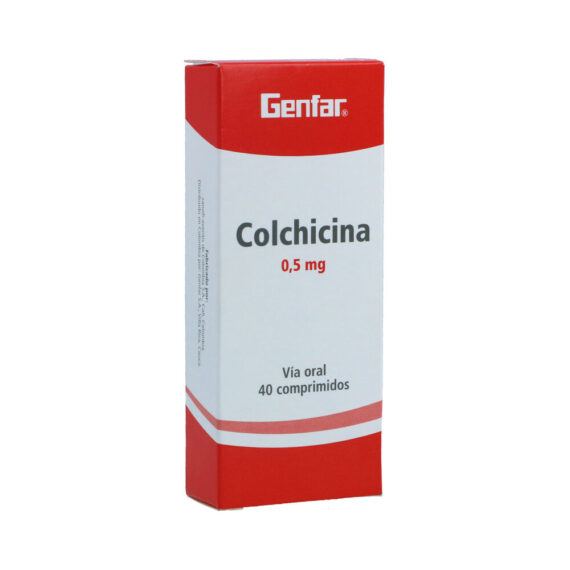 colchicina 0.5mg gf 40 tabletas