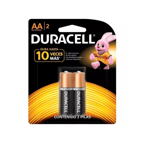 pila duracell alkalina aa x 2 6uds