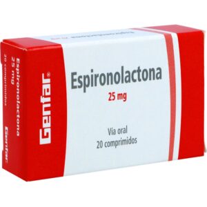 Espironolactona 25Mg Gf 20 Tabletas