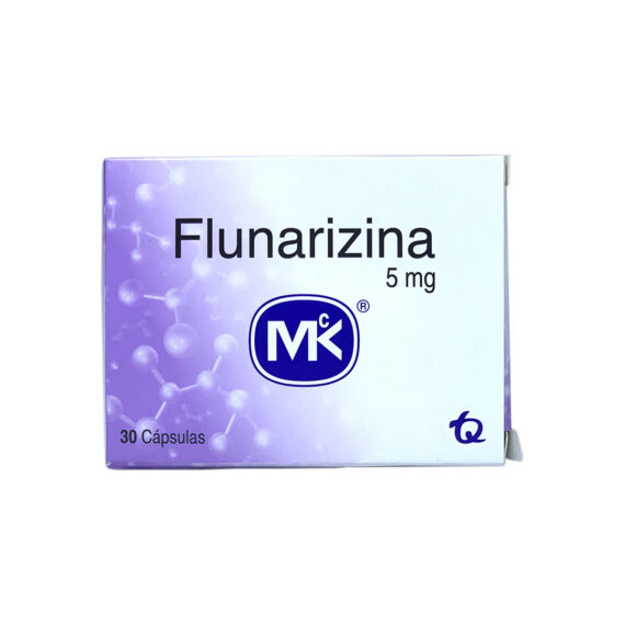 flunarizina 5mg mk 30 capsulas