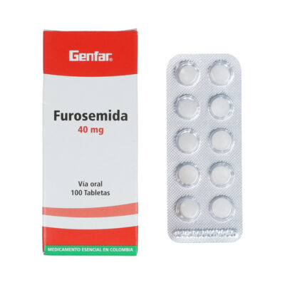 furosemida 40mg gf 100 tabletas