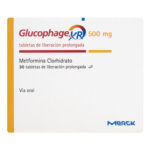 GLUCOPHAGE XR 500mg 30 Tabletas