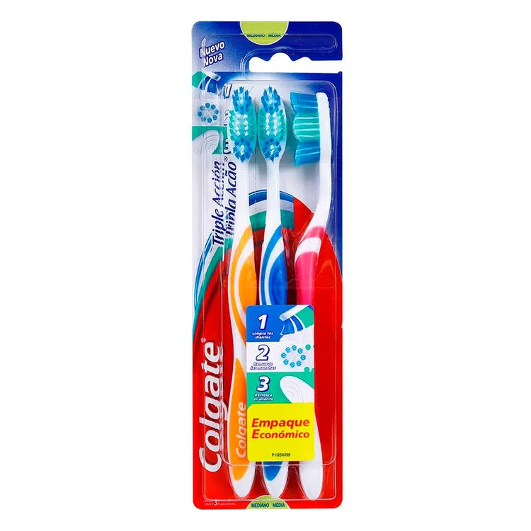 Cepillo Colgate T.Acc Medio X 3 Econ