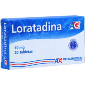 LORATADINA 10mg AG 20 Tabletas
