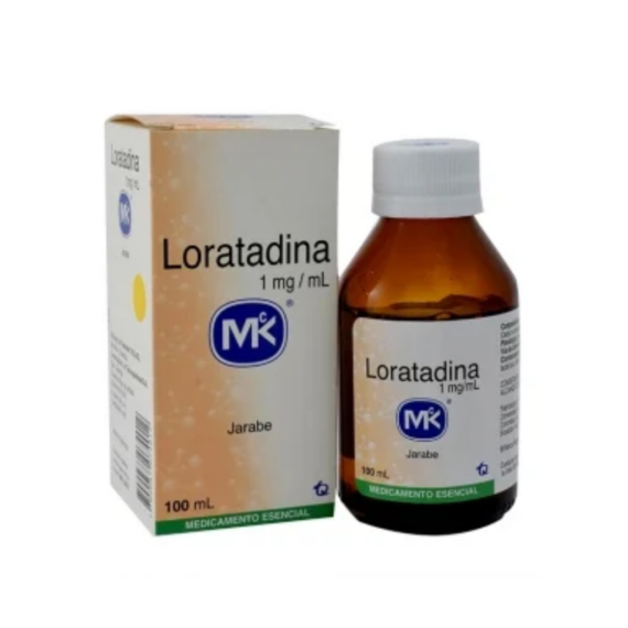 LORATADINA 1MG/ML MK Jarabe + DOS 100mL