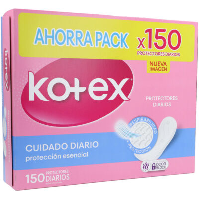 protectores kotex days duo ph 150uds
