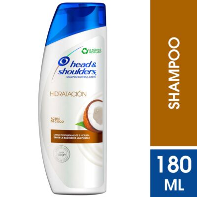 shampoo h&s hidratacion a.coco 180ml