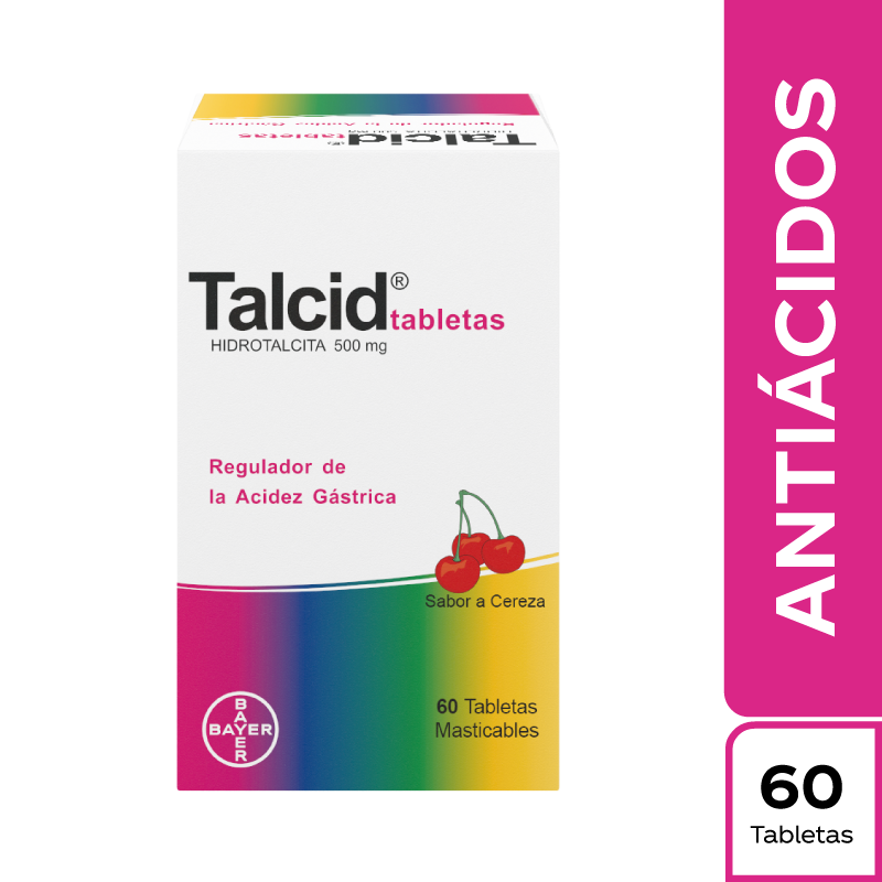 Talcid Cereza 60 Tabletas