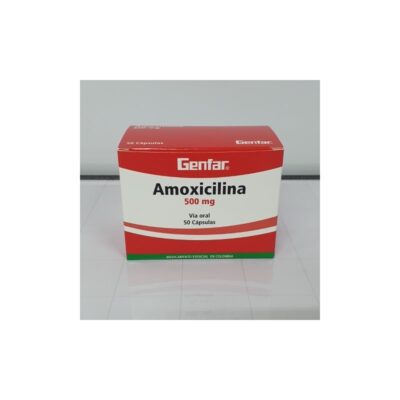 amoxicilina 500mg gf 50 capsulas