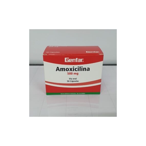 amoxicilina 500mg gf 50 capsulas