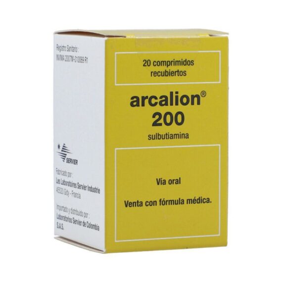 arcalion 200mg 20 tabletas