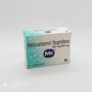 Metocarbamol/Ibuprofeno 500/200Mg Mk 30 Tabletas
