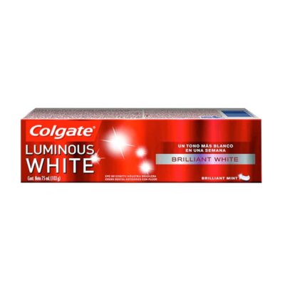 crema dental colgate lumin.white 75 2x1