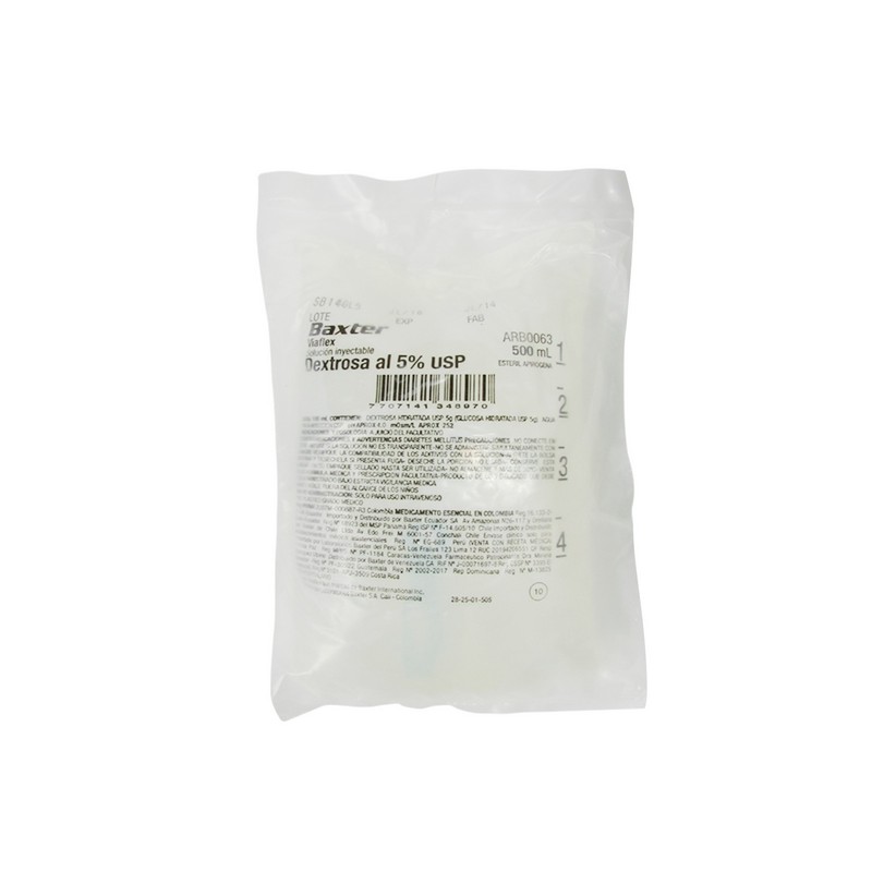 DEXTROSA 5% AD BAXTER 500mL