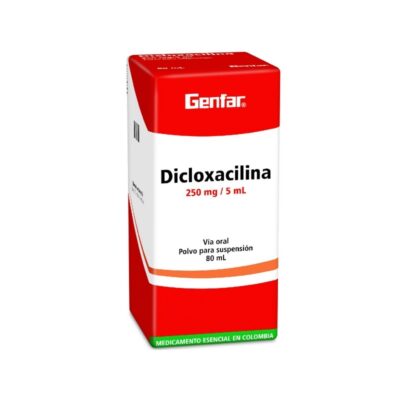 dicloxacilina suspension 250mg gf 80ml