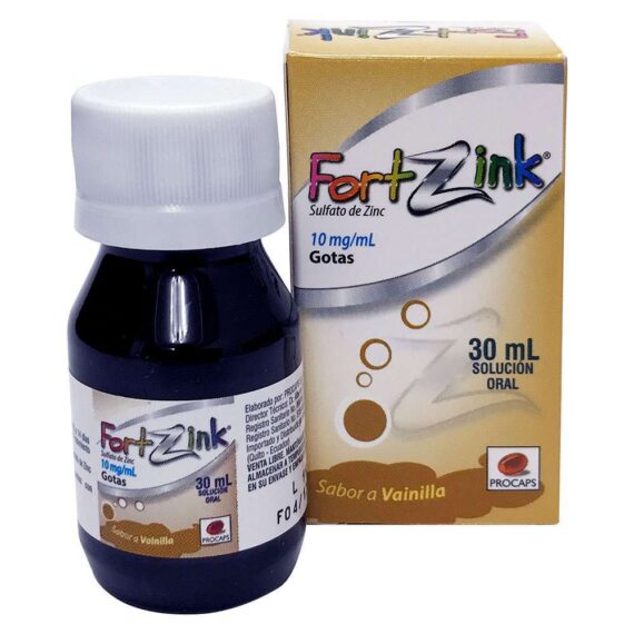 fortzink gotas 10mg 30ml