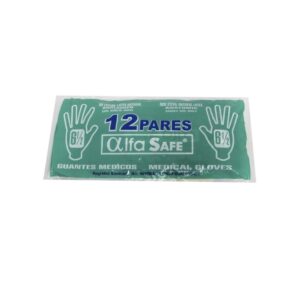 GUANTE CIRUGIA ALFA 6 1/2 12 UDS