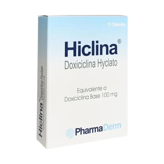 hiclina 100mg 10 capsulas