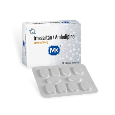 irbesartan 300mg+ amlo 10mg mk 30 tabletas