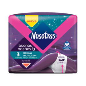 Toallas Nosotras Buenas Noches Max.Pr.T.M 3U