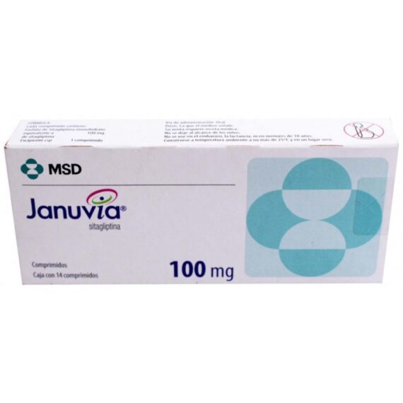 januvia 100mg 14 tabletas