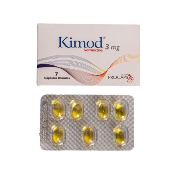 KIMOD IVERMECTINA 3MG 7 Capsulas Blandas