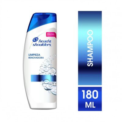 shampoo h&s limpieza renov.180ml