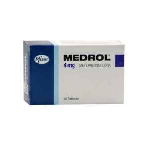 MEDROL 4 mg 50 Tabletas