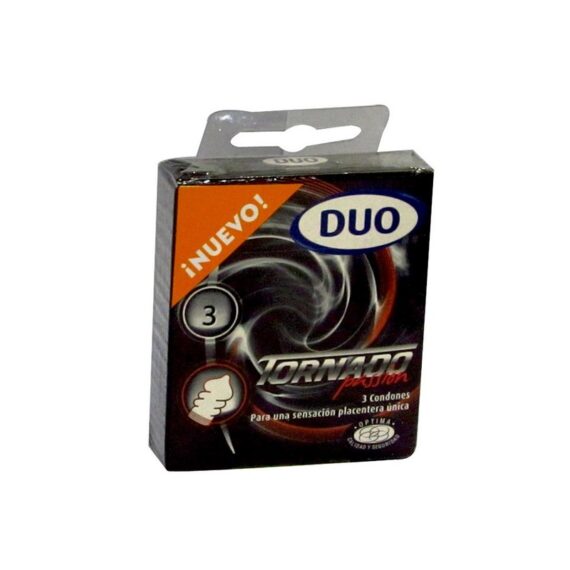 condones duo tornado passion 3uds