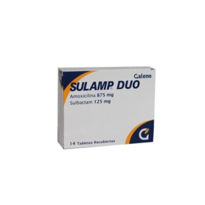 sulamp duo 875mg 14 tabletas